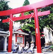 お千代保稲荷参拝
